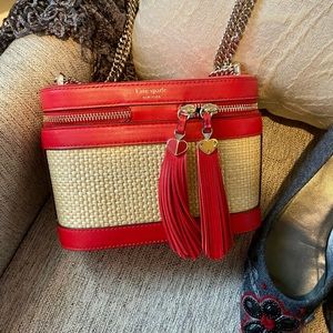 NEW Kate Spade “Rose” Small Crossbody Red Bag
